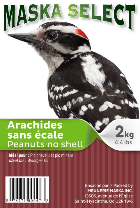 Arachides écalées Maska - nourriture pour oiseaux sauvages