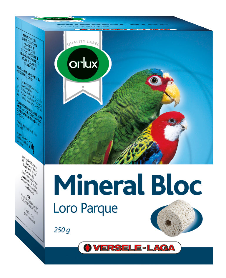 Bloc minéral Loro Parque 400 g - supplément pour oiseaux