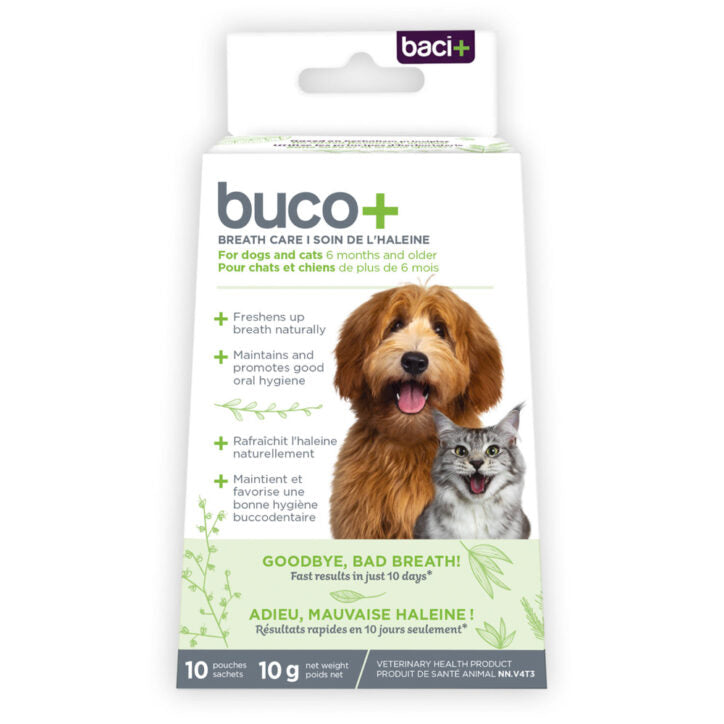 Buco+ formule 10 jours pour chat et chien 10 g
