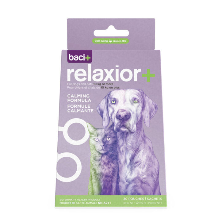 Relaxior+ soutien calmant pour chien et chat Baci+