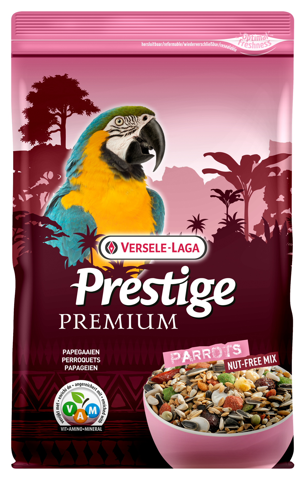 Premium perroquets sans noix 2 kg - nourriture pour oiseaux