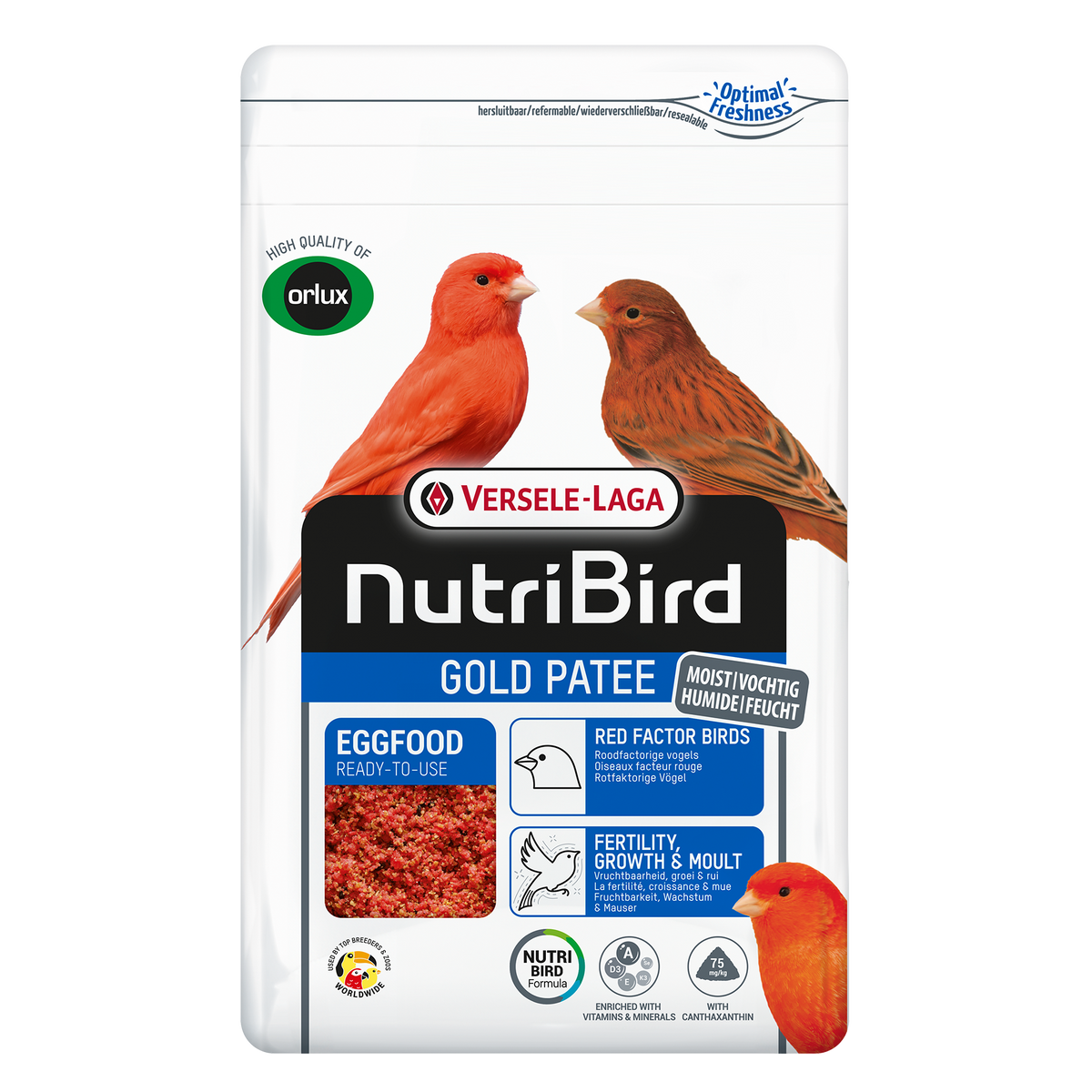 Nourriture Gold Patée pour oiseau à facteur rouge - Nutribird