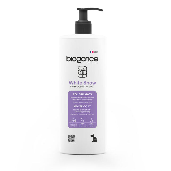 Shampoing pour poils blancs