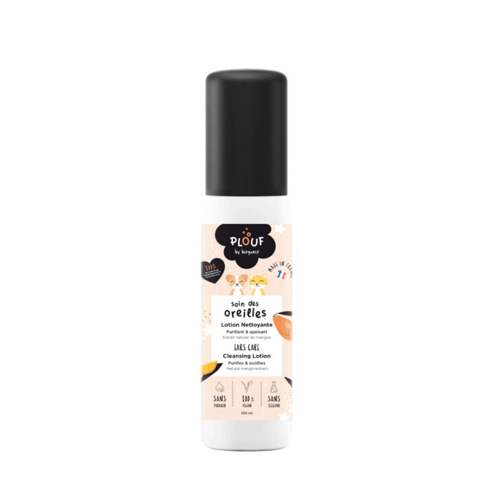 Lotion pour les oreilles Plouf pour chien et chat 100 ml