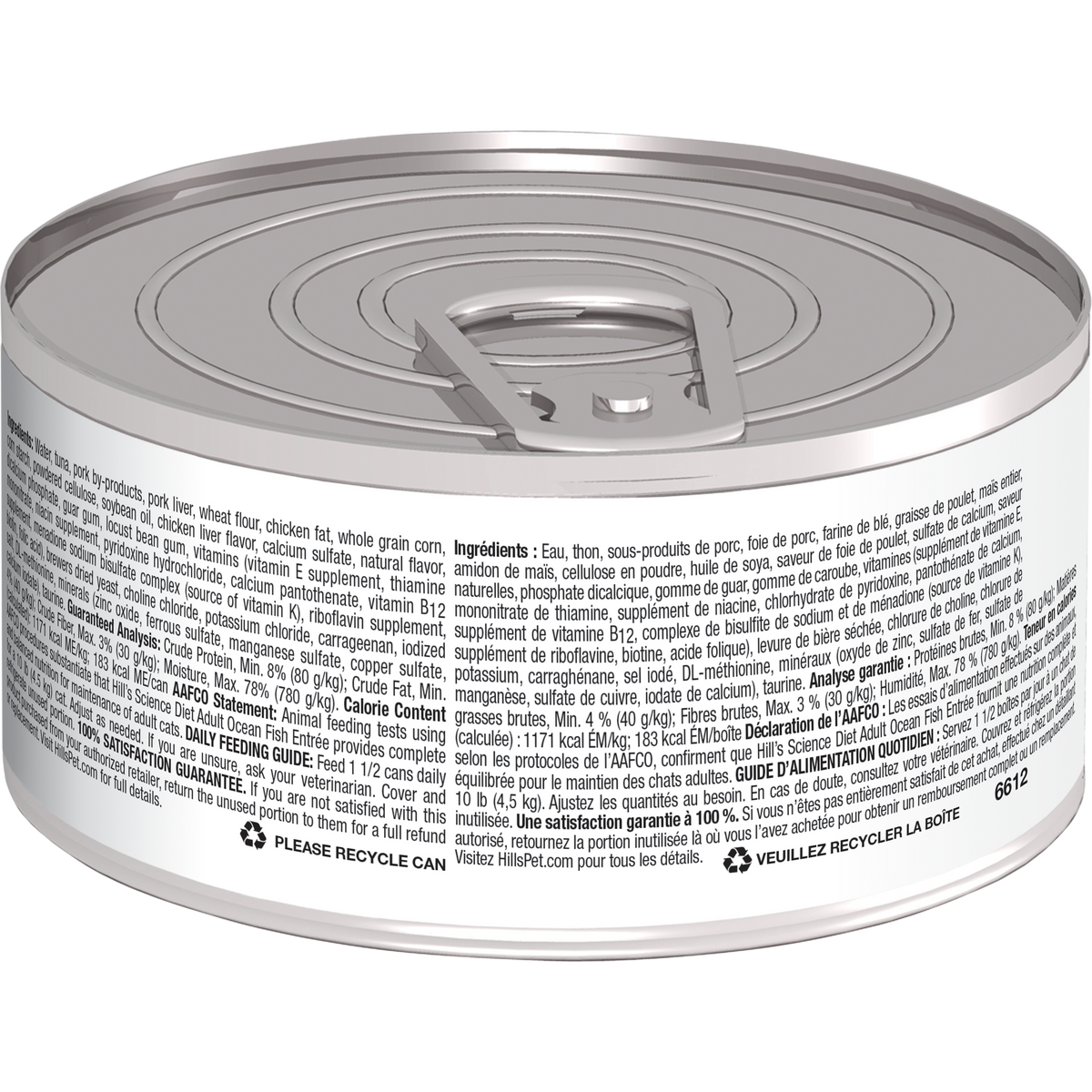 Adulte entrée de poisson de mer - nourriture humide pour chat 156 g