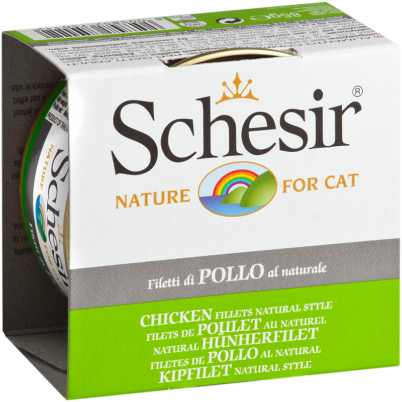 Nourriture humide Natural aux filets de poulet pour chat 85 g