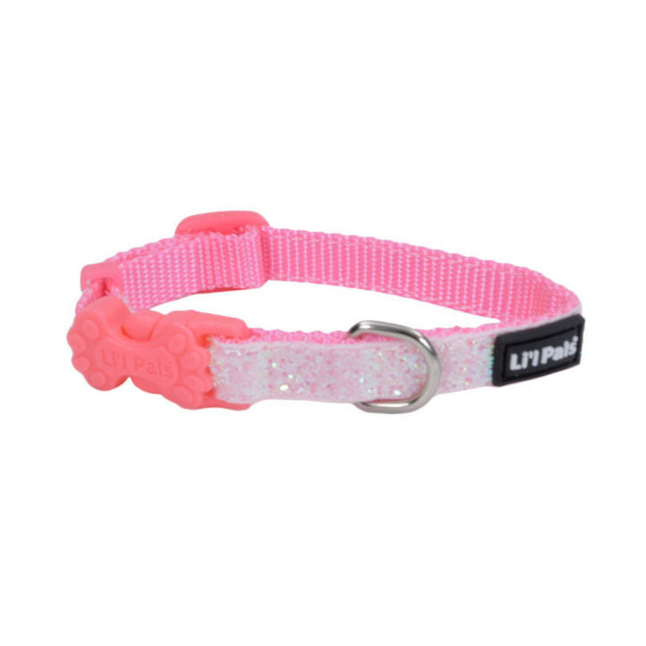 Collier ajustable pailleté pour chien Li'l Pals