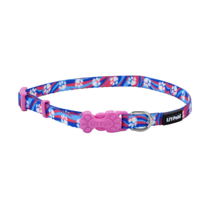 Li'l Pals étroit à motifs - collier ajustable pour chien