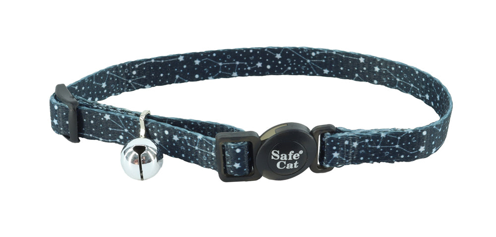 Safe Cat à motifs - collier ajustable pour chat