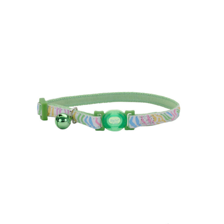 Collier ajustable Safe Cat phosphorescent pour chat