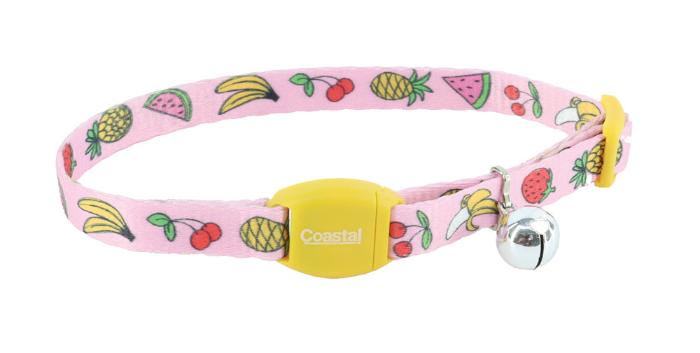 Safe Cat à motifs - collier ajustable à boucle magnétique pour chat
