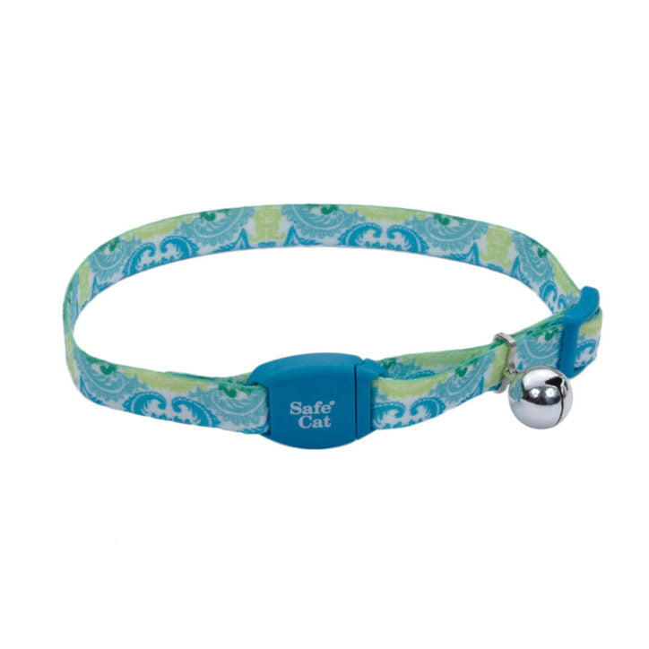 Safe Cat à motifs - collier ajustable à boucle magnétique pour chat