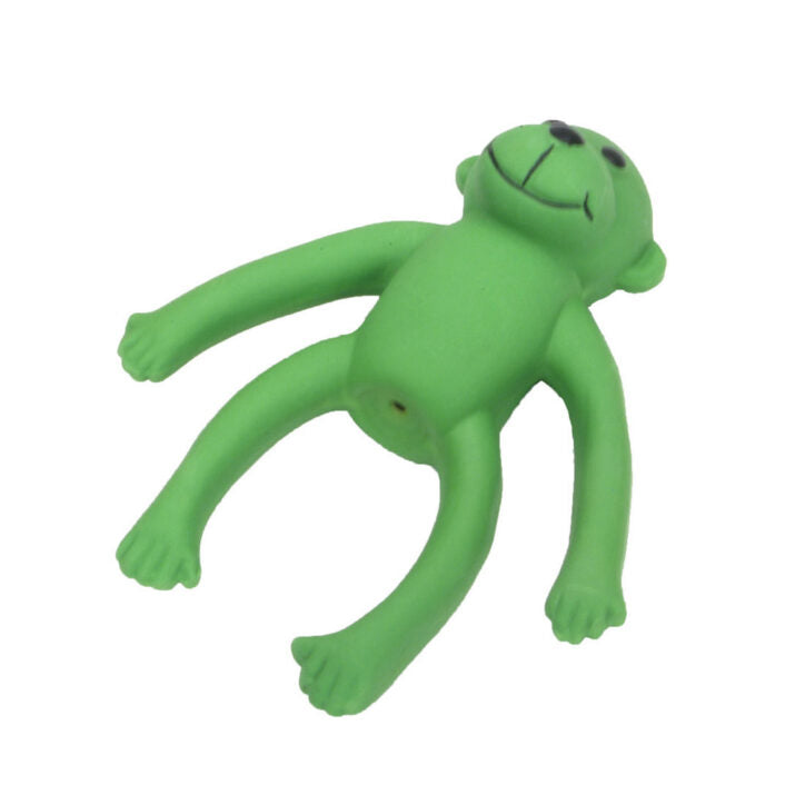 Singe à longues jambes en latex Rascals vert 6 po