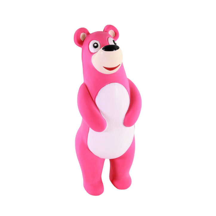 Ours en latex Rascals rose 7 po