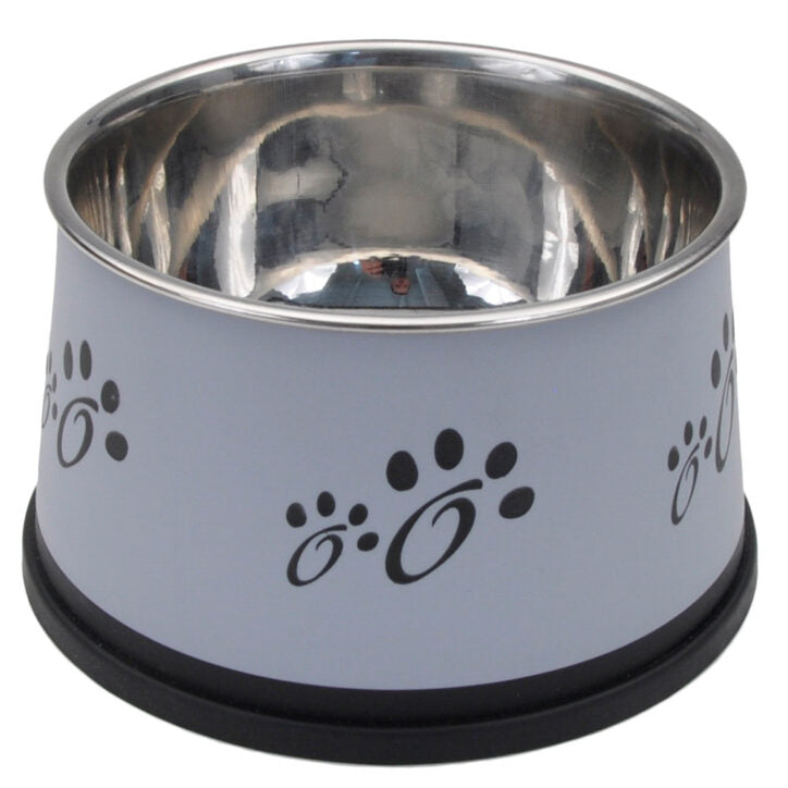 Bol antidérapant en acier inoxydable Maslow pour chien à longues oreilles 30 oz
