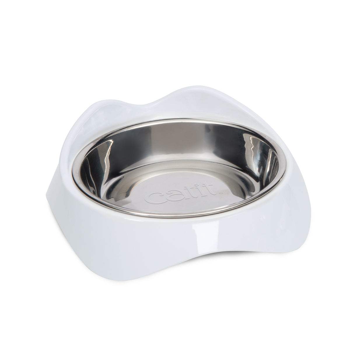 Bol de nourrissage PIXI simple, blanc