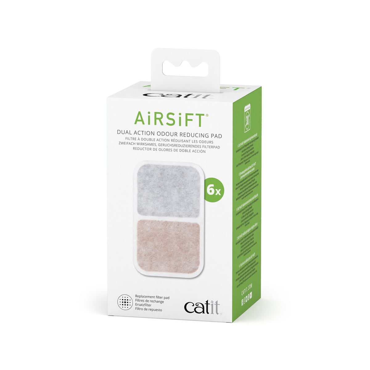 Filtre Airsift à double action réduisant les odeurs