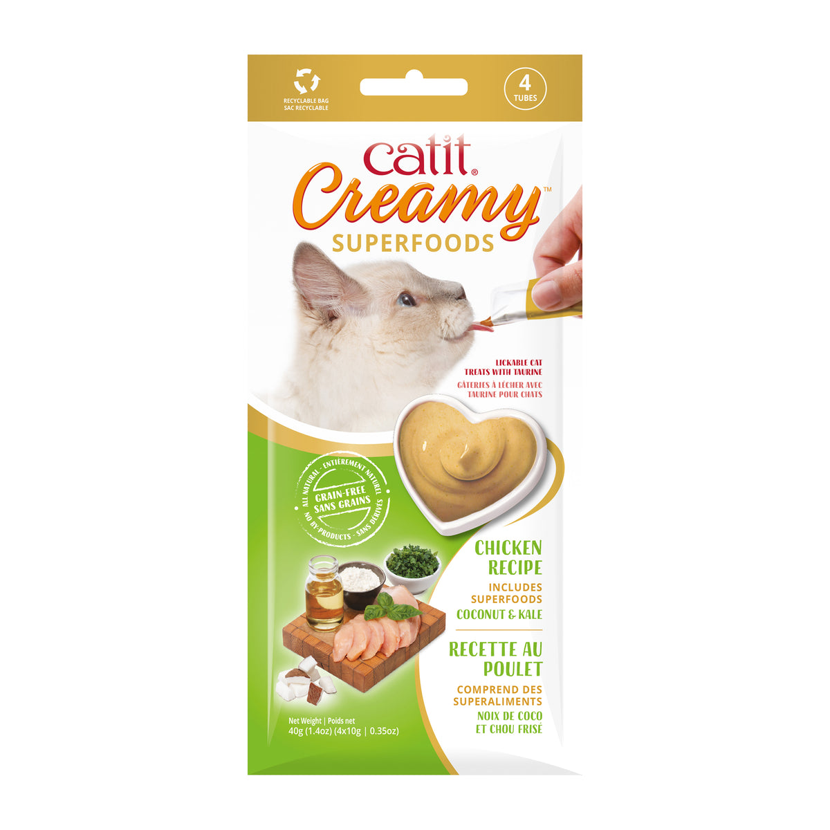 Gâteries Creamy avec superaliments (paquet de 4)