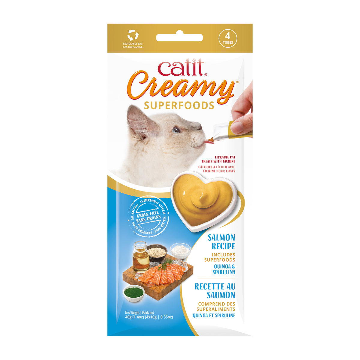 Gâteries Creamy avec superaliments (paquet de 4)