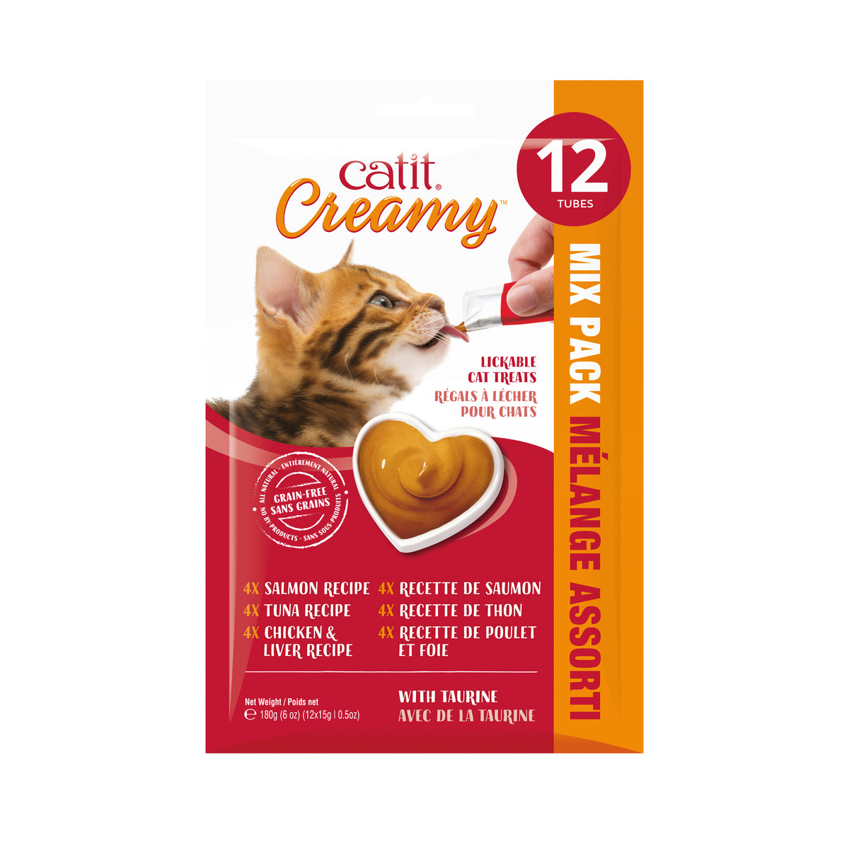 Gâteries à lécher Creamy mélange assorti pour chat - Catit