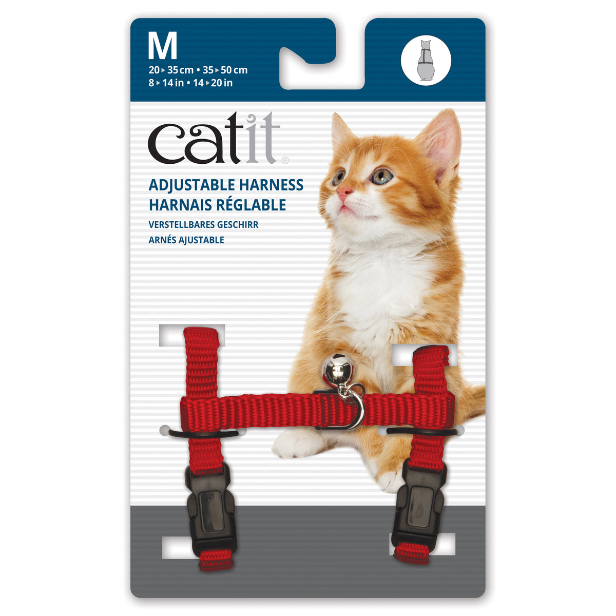 Harnais réglable en nylon pour chats