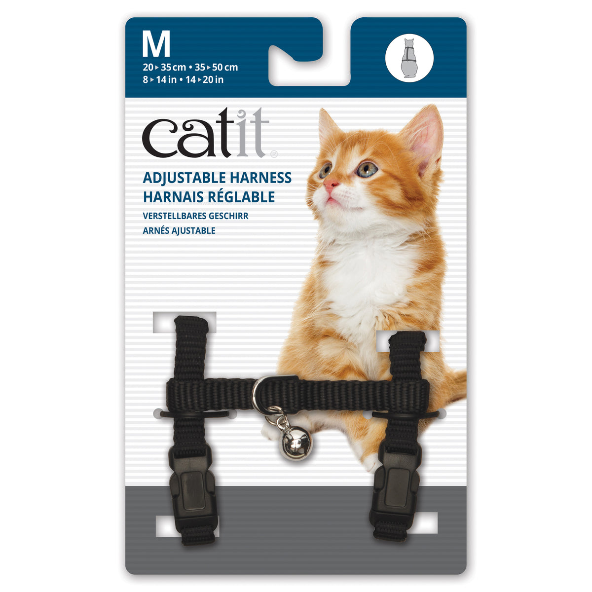 Harnais réglable en nylon pour chats