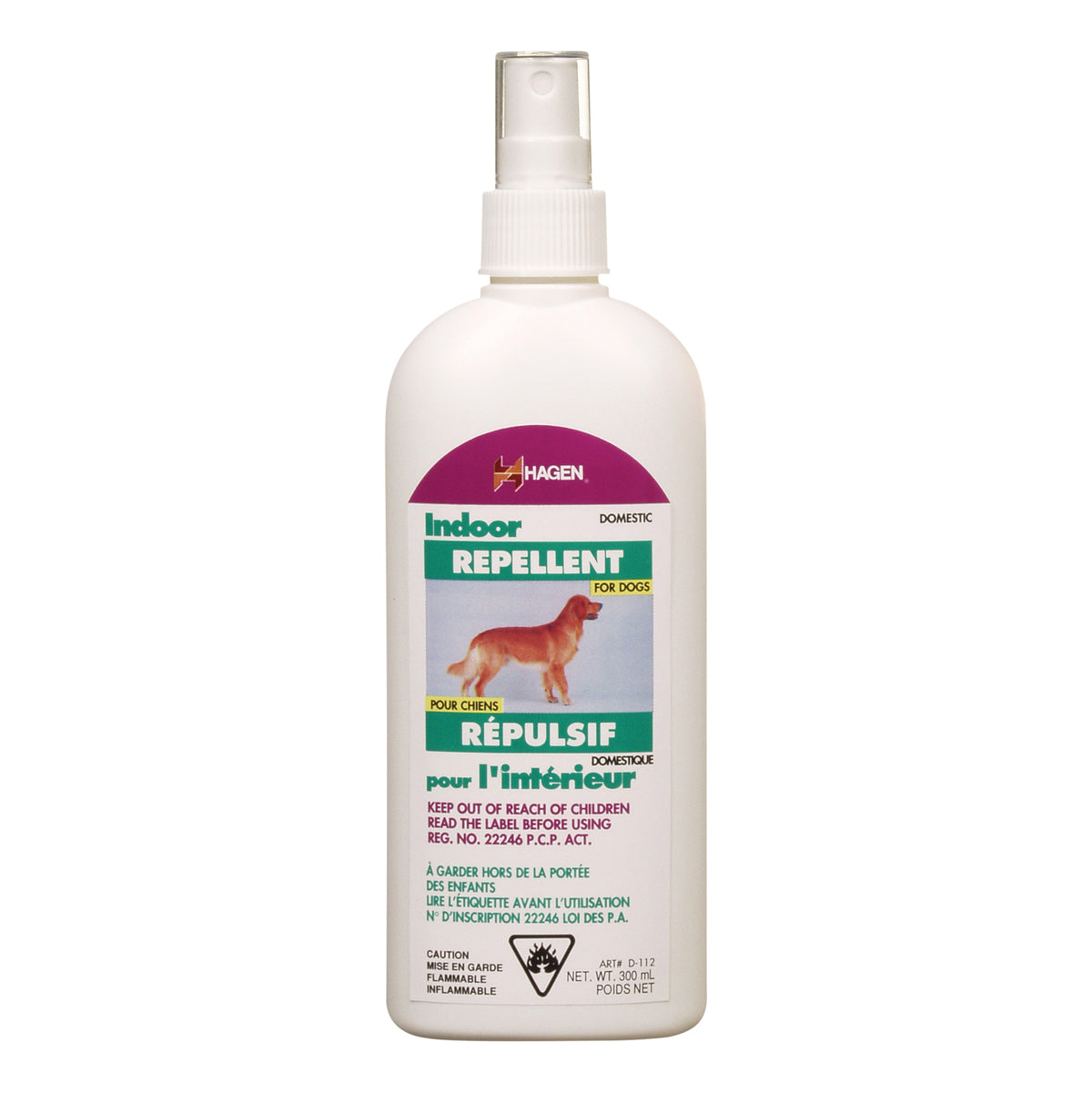 Répulsif pour l'intérieur pour chiens, atomiseur de 300 ml