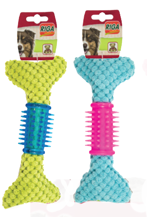 Os en peluche (à l'unité) - jouet pour chien