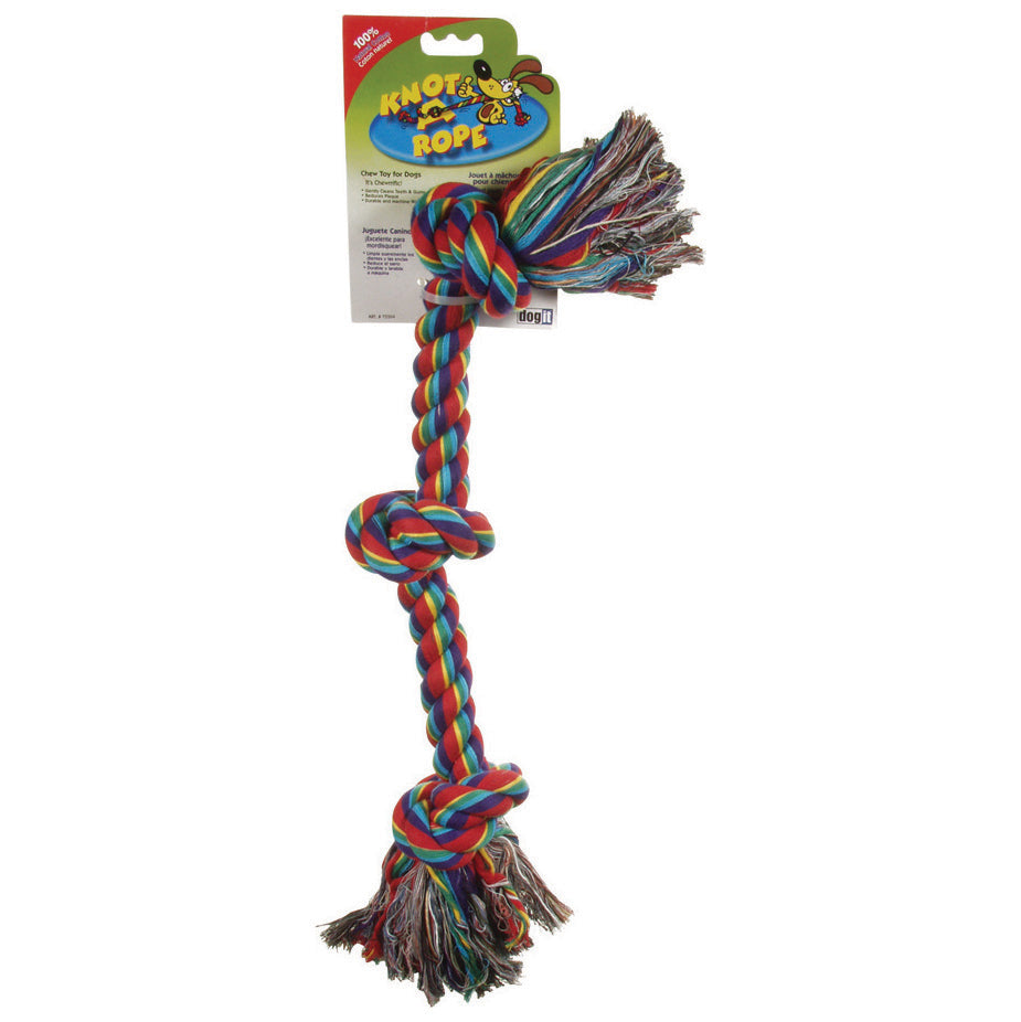 Jouet à tirer Knot-A-Rope, multicolore, très très grand, 62,5 cm