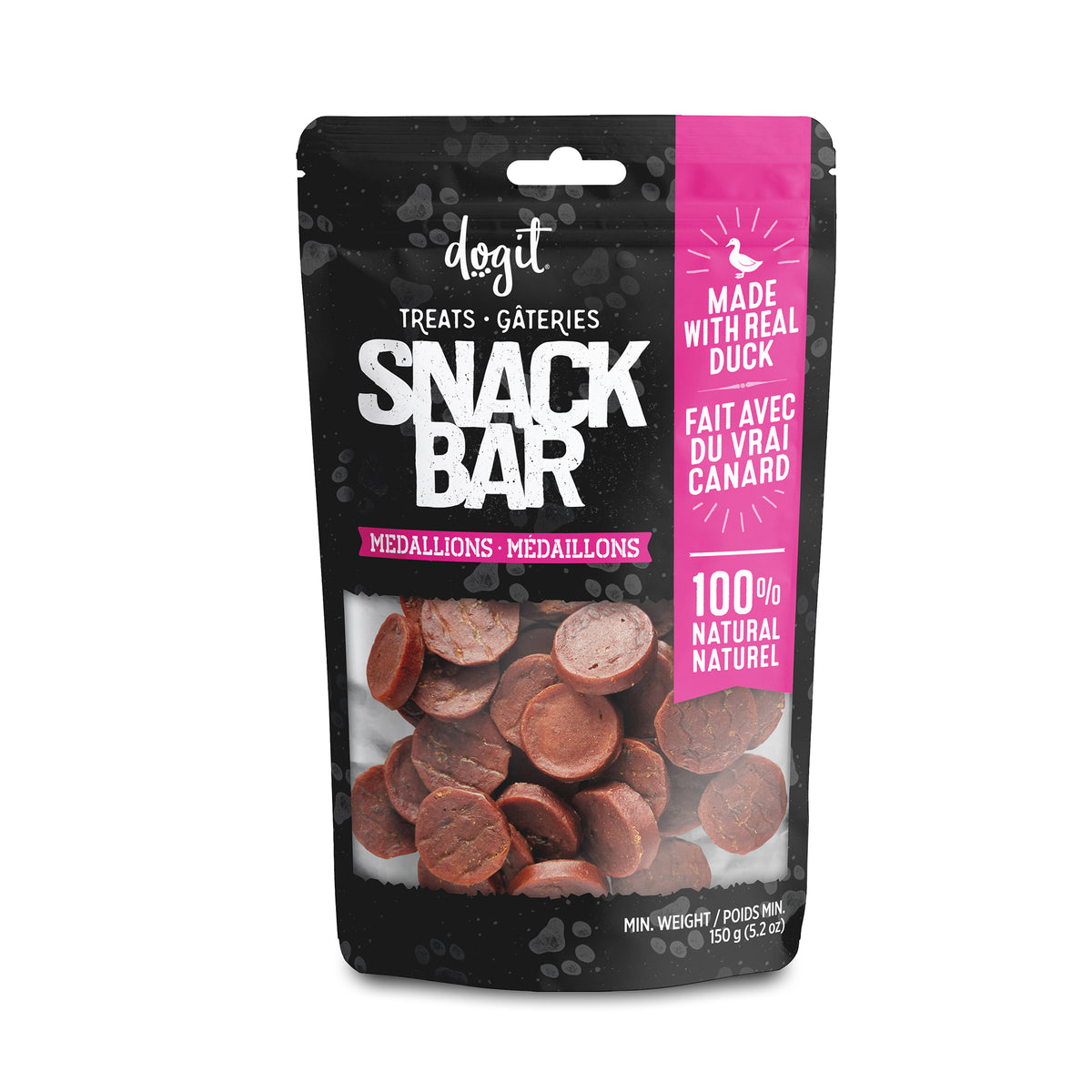 Médaillons Snack Bar pour chiens 150 g