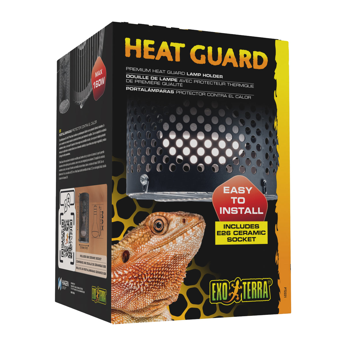 Douille de lampe avec protecteur thermique, jusqu'à 160 W