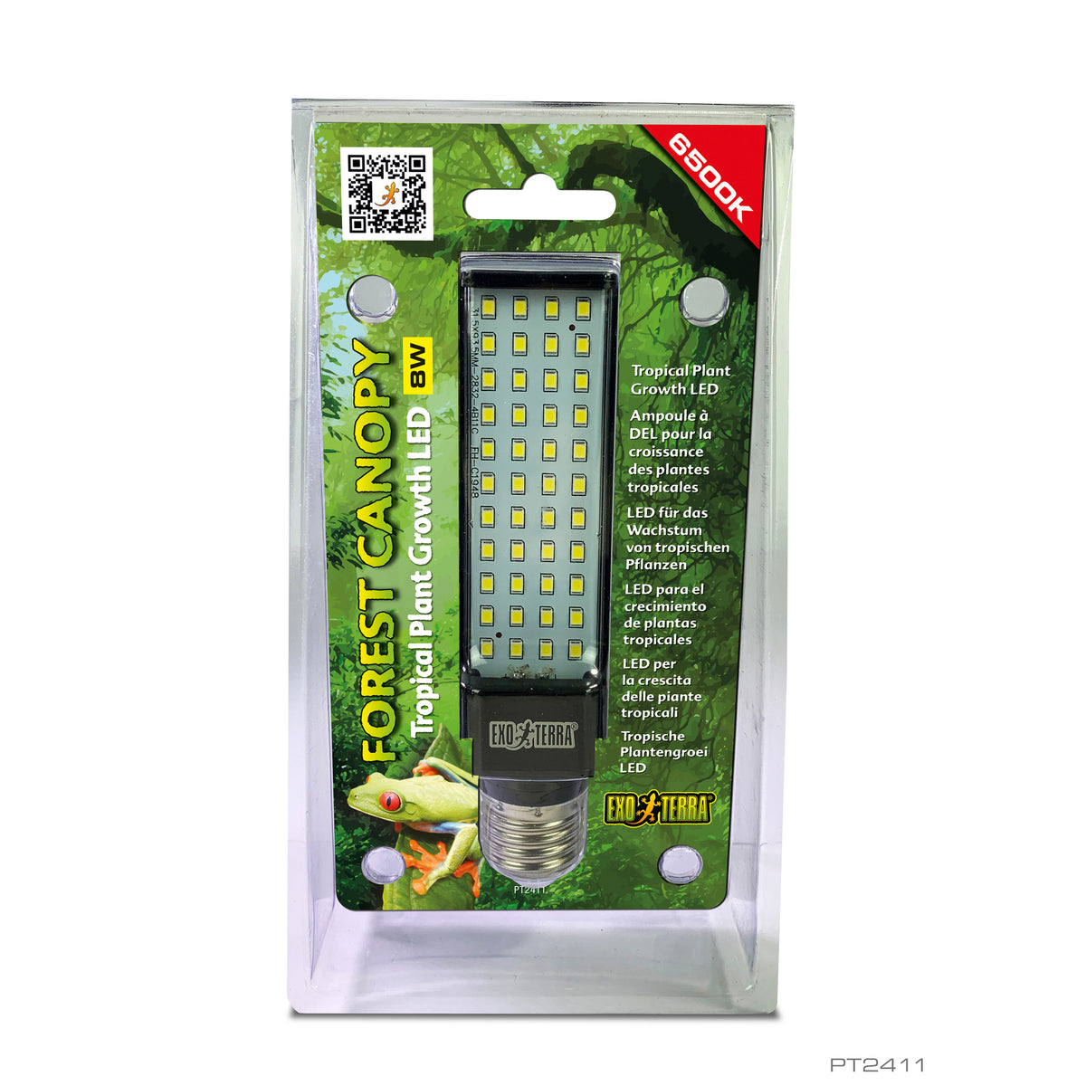Ampoule à DEL Forest Canopy pour la croissance des plantes tropicales, 8 W