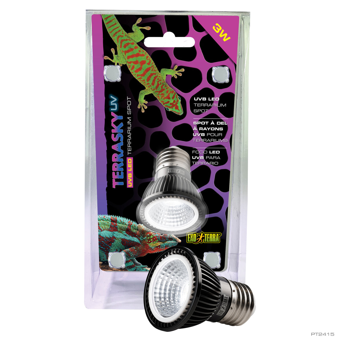 Spot à DEL TerraSkyUV pour terrariums, 3 W
