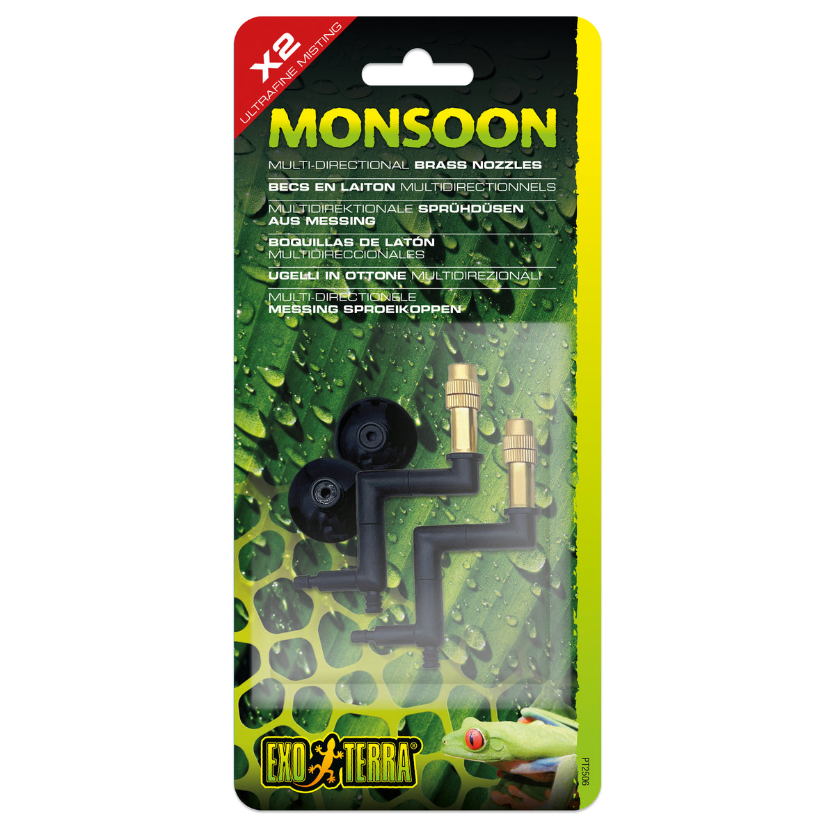 Becs multidirectionnels Monsoon NANO en laiton (paquet de 2)