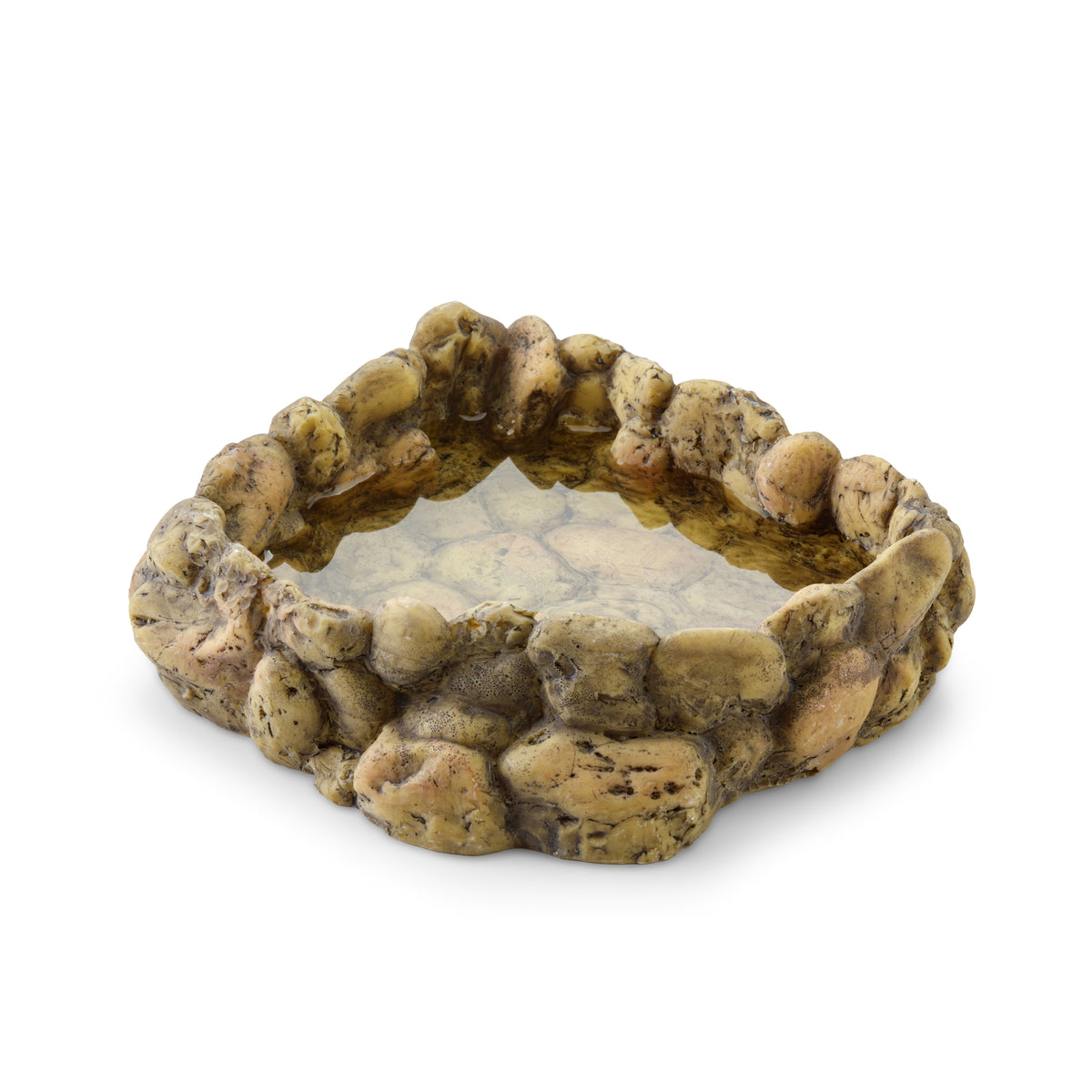 Bol à eau de coin effet rocher