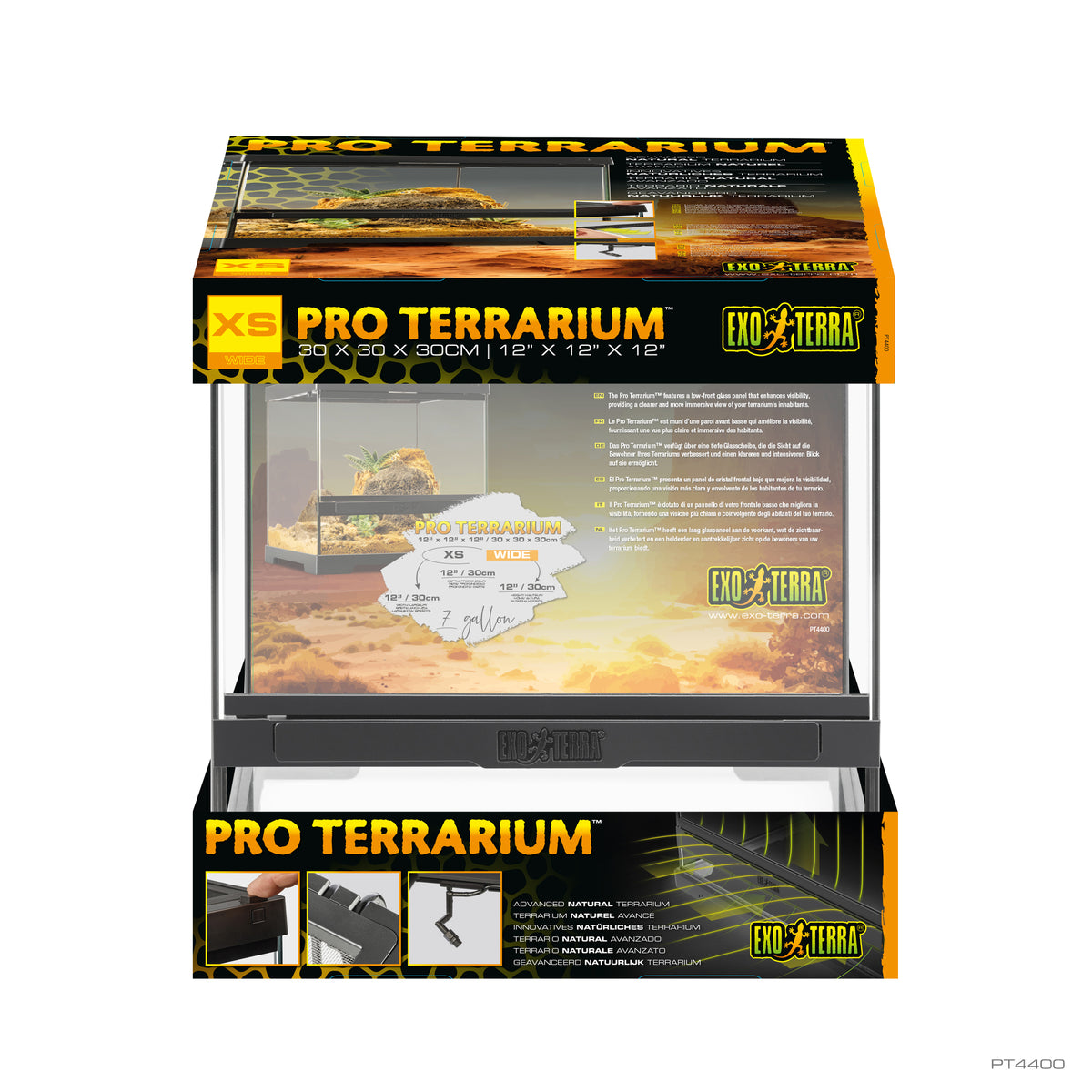 Terrarium professionnel, habitat avancé naturel