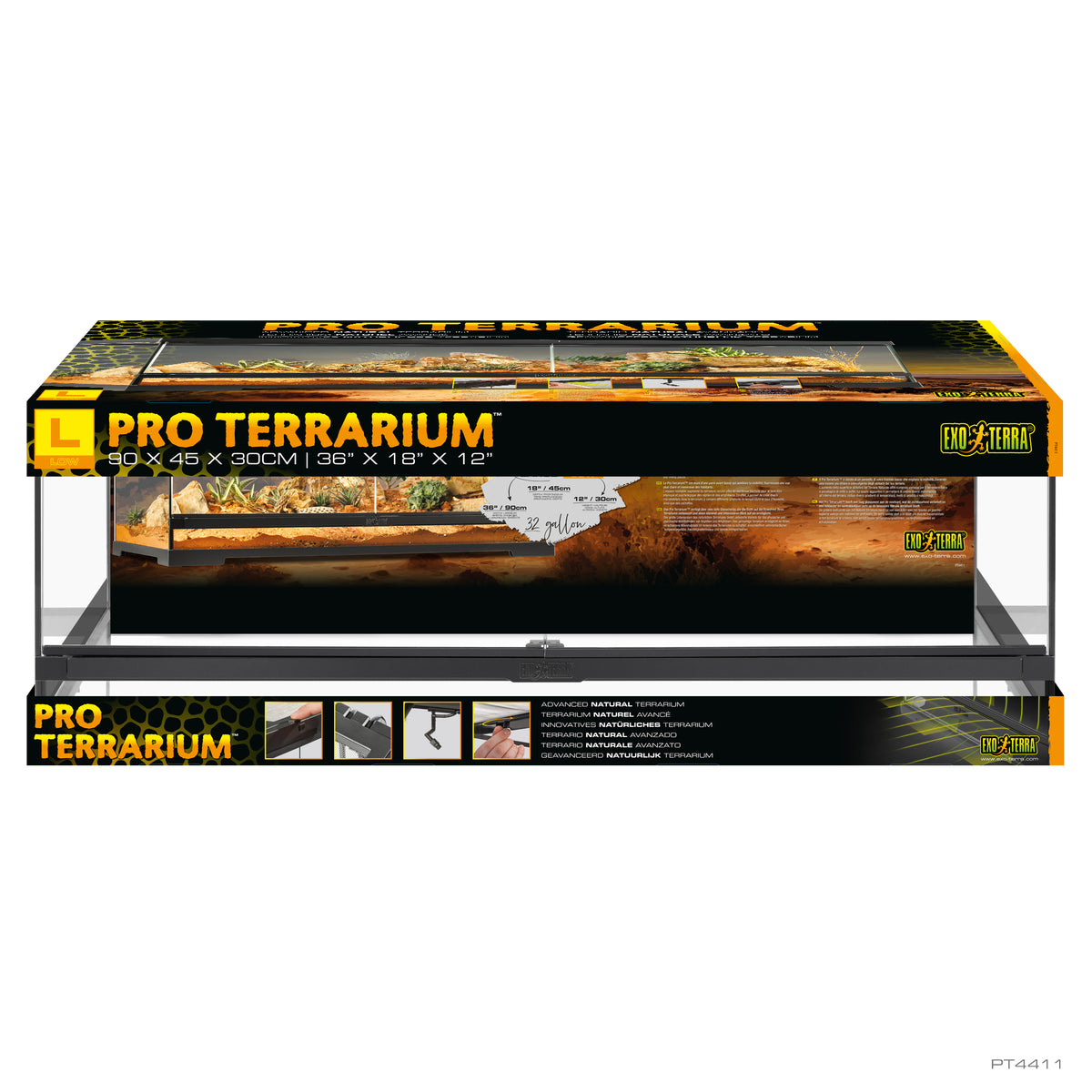 Terrarium professionnel, habitat avancé naturel