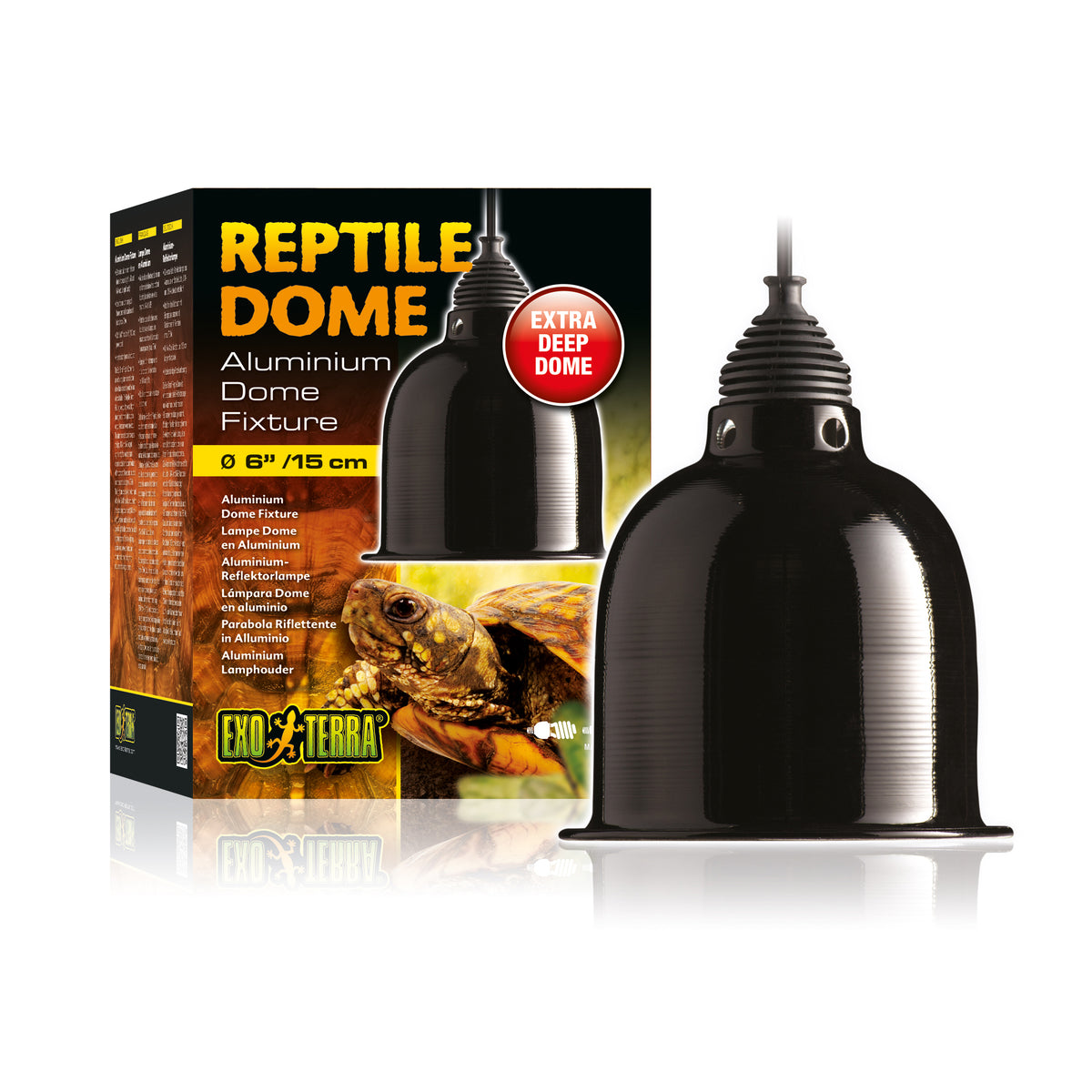 Dôme d'éclairage Reptile Dome en aluminium