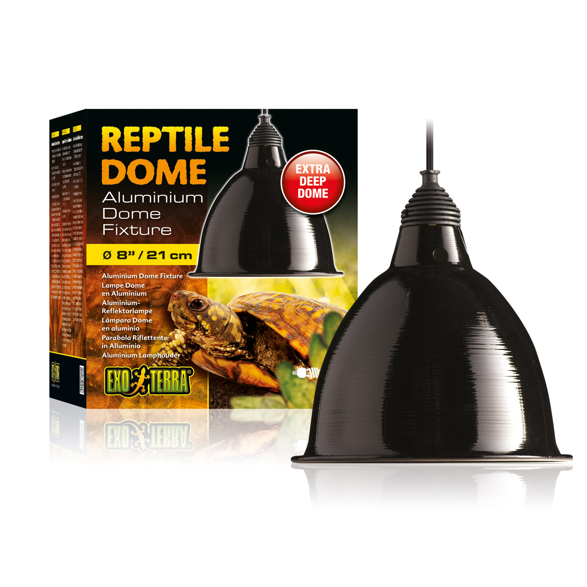 Dôme d'éclairage Reptile Dome en aluminium
