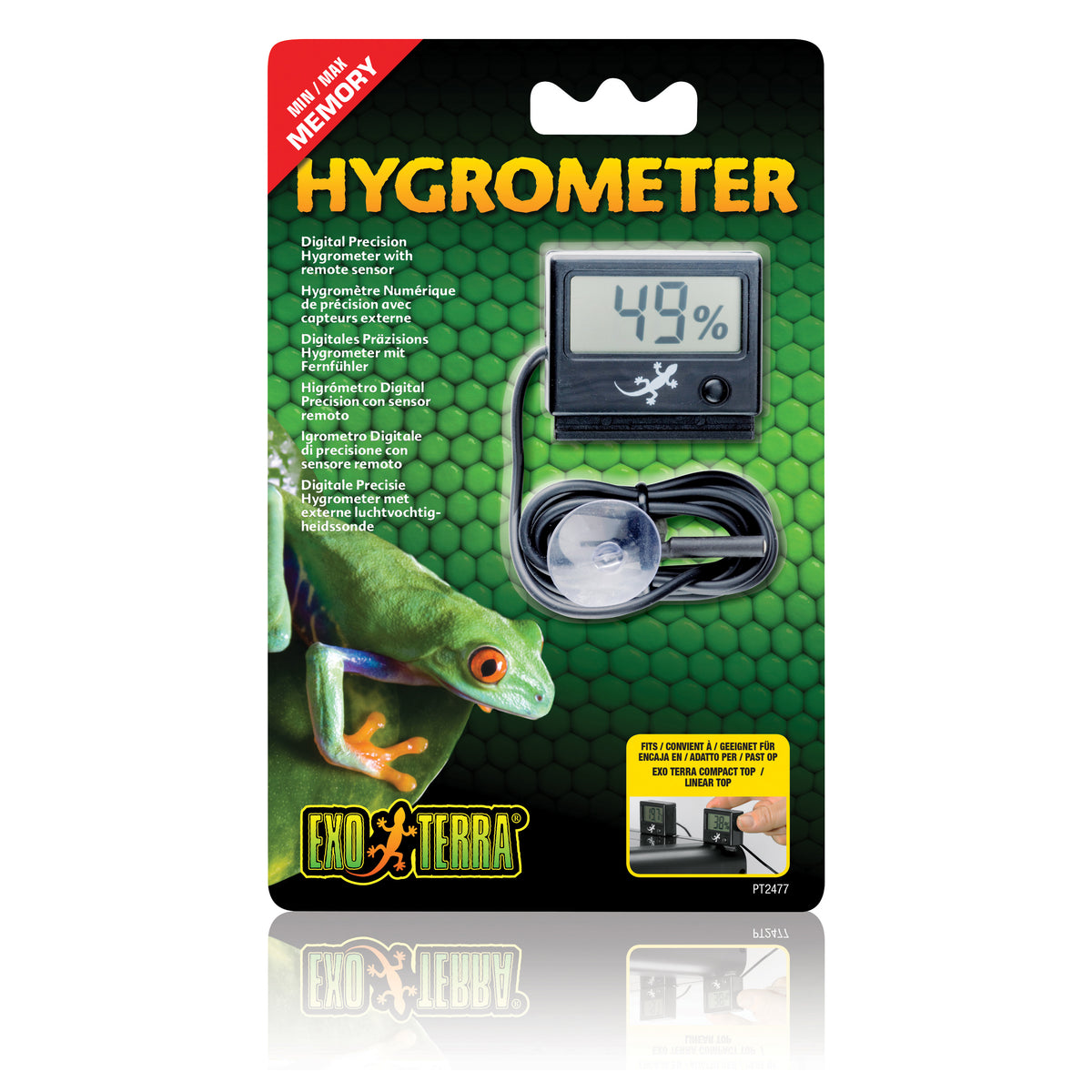 Hygromètre numérique pour terrarium