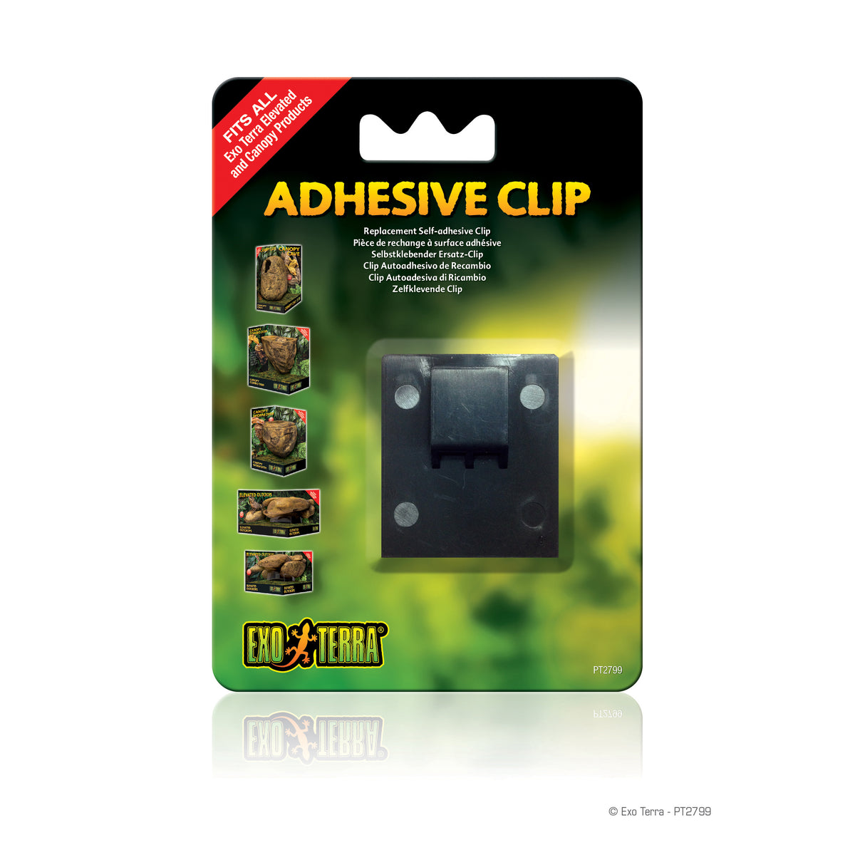 Support adhésif de rechange pour accessoires surélevés
