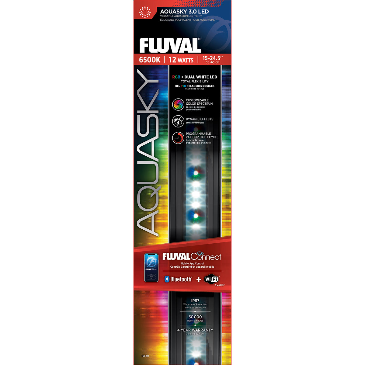Rampe d'éclairage à DEL Aquasky 3.0 pour aquarium - Fluval