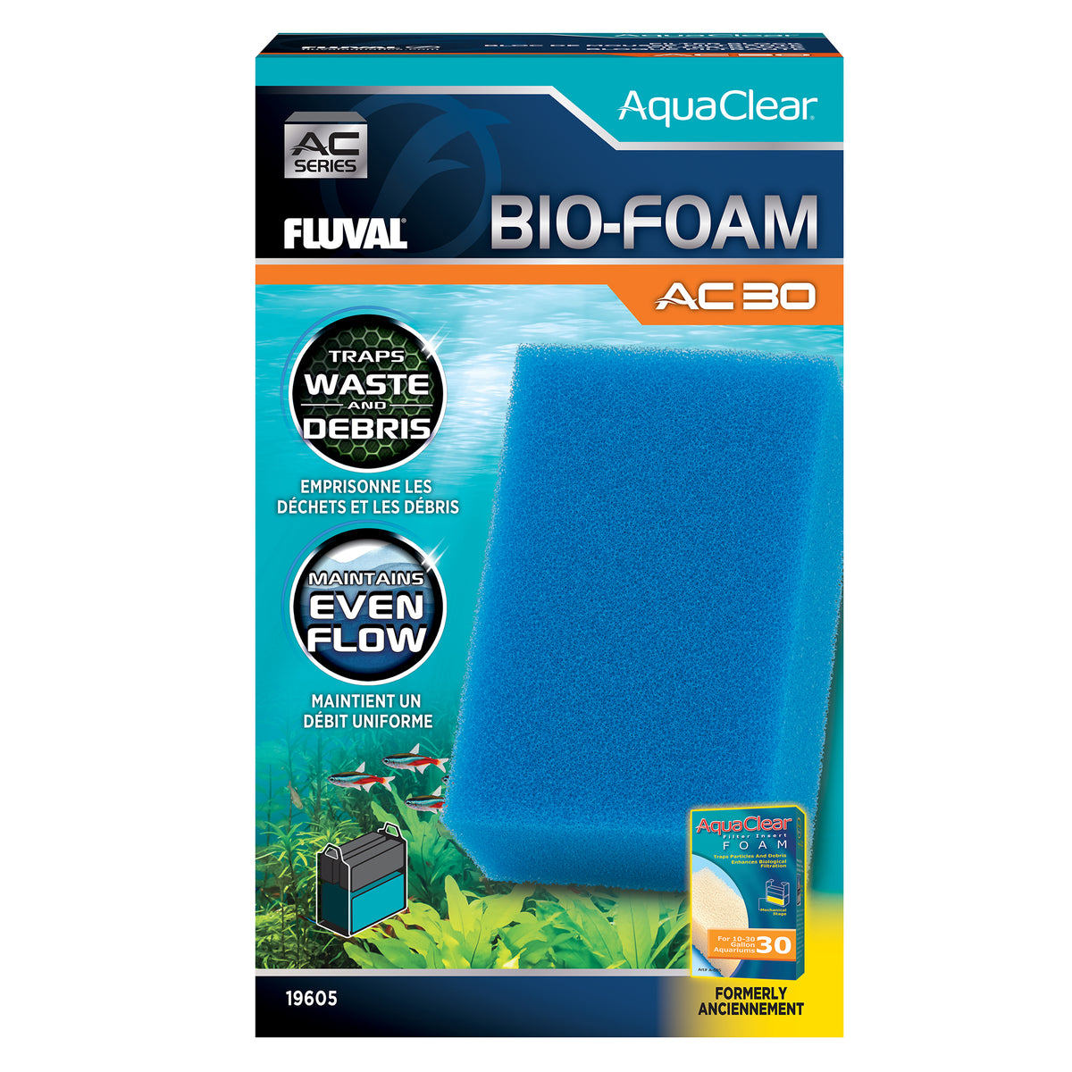 Bloc de mousse Bio-Foam pour filtre à moteur série AC