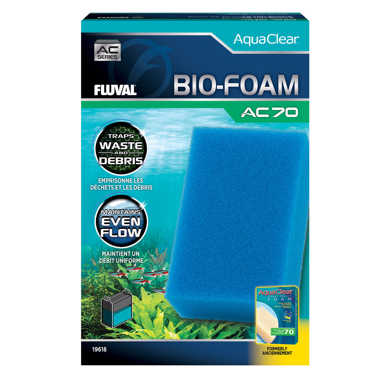 Bloc de mousse Bio-Foam pour filtre à moteur série AC