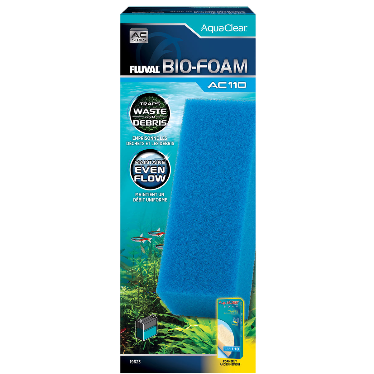 Bloc de mousse Bio-Foam pour filtre à moteur série AC