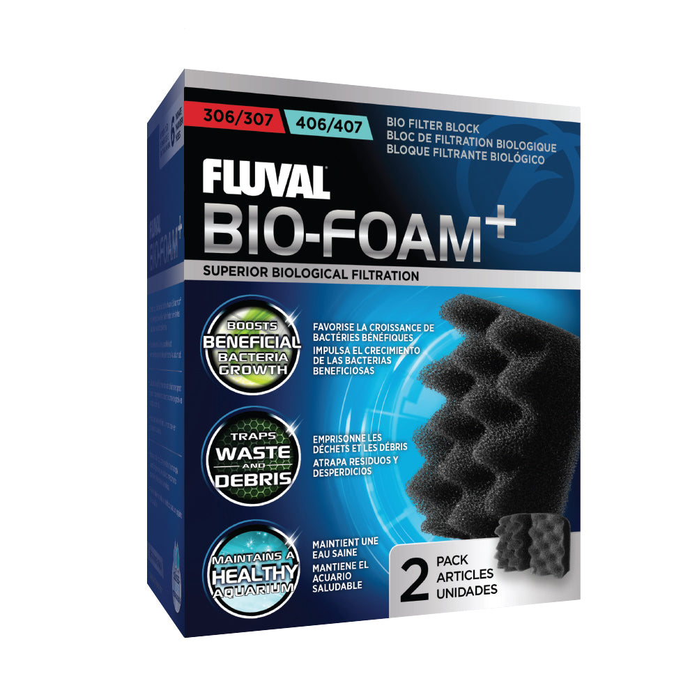 Blocs de mousse Bio-Foam+ pour filtres 306/406 et 307/407 (paquet de 2)