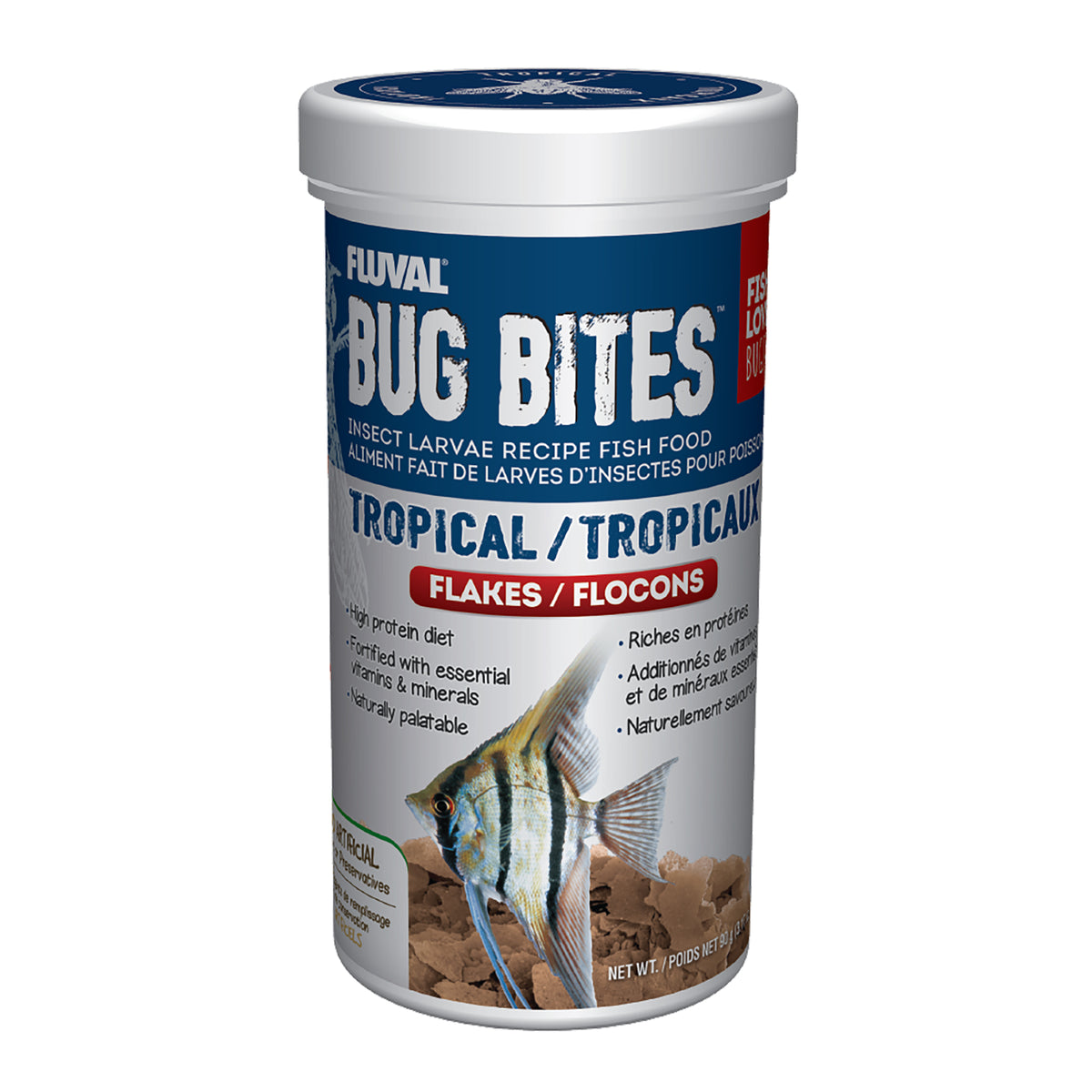 Flocons Bug Bites pour poissons tropicaux