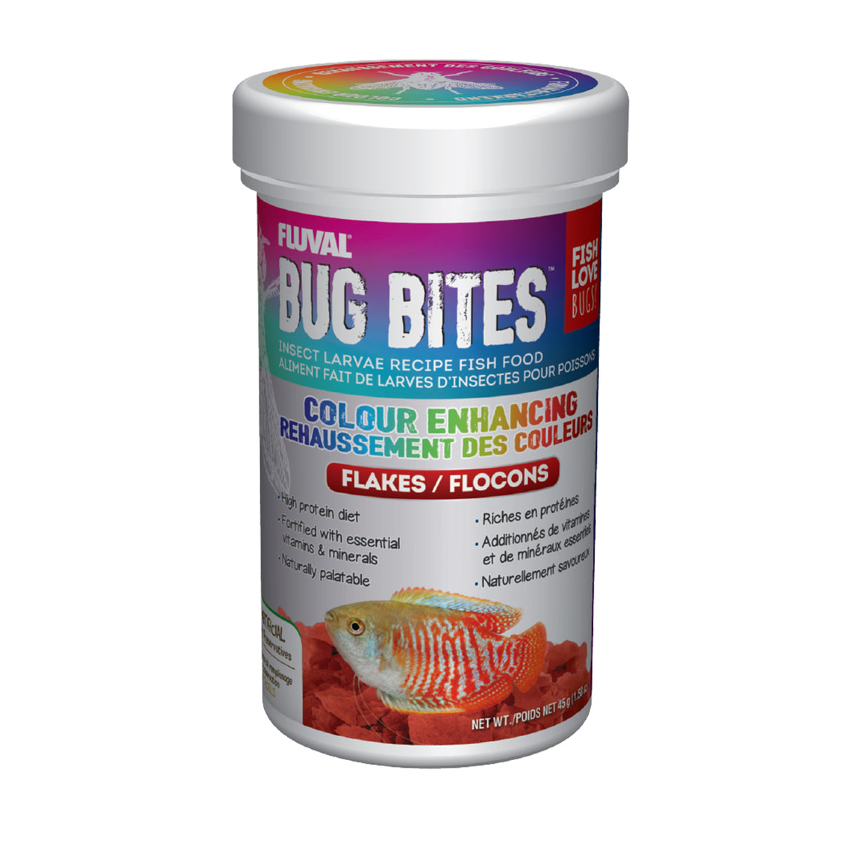 Flocons Bug Bites pour le rehaussement des couleurs