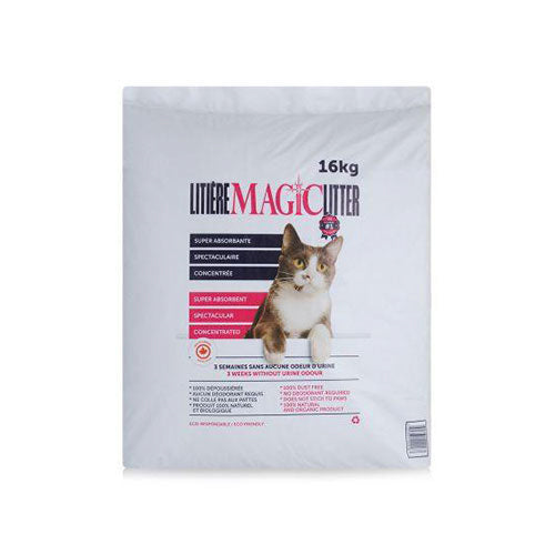 Litière absorbante naturelle pour chat