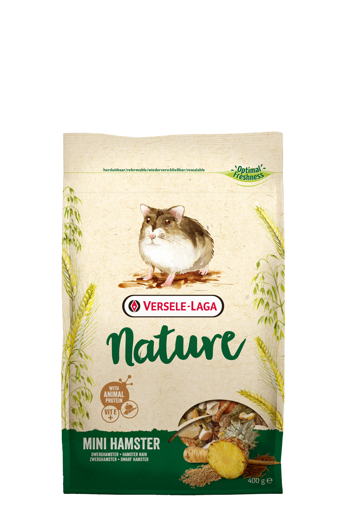 Nourriture pour hamster nain 400 g